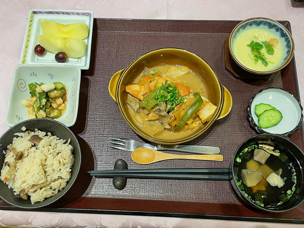 神奈川県立保健福祉大学による健活セミナーで考案された『免疫力アップメニュー』をVV横須賀の夕食で提供しましたの画像